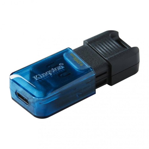 USB флеш, 128GB, Type-C Kingston DataTraveler 80 M Blue/Black (DT80M/128GB,)