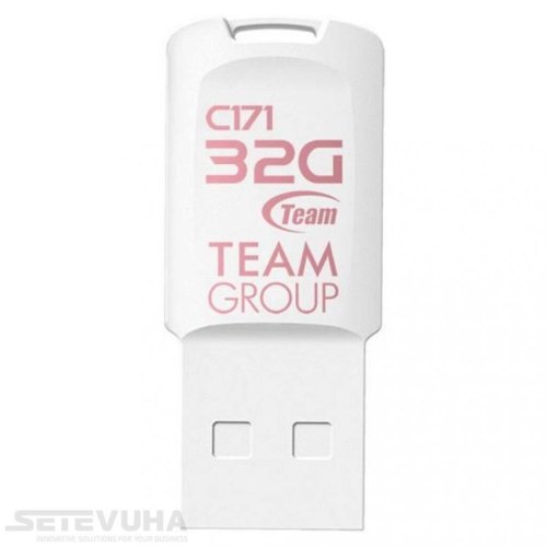 USB флеш, 32GB, Team C171 White (TC17132GW01)