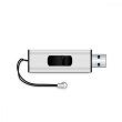 USB флеш,64GB, MediaRange Black/Silver (MR917)