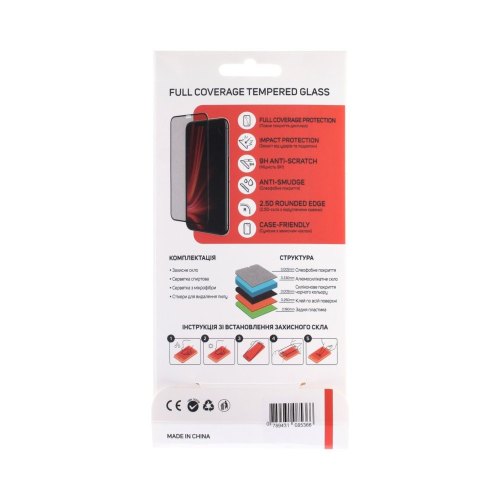 Захисне скло Glasscove Full Coverage для Xiaomi Poco X5 Pro 5G, Black