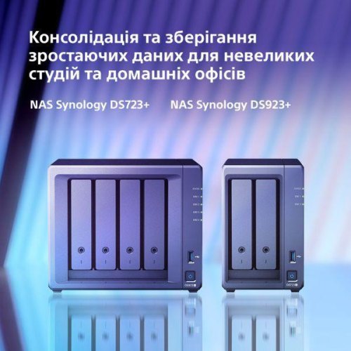 Система зберігання даних 4BAY NO HDD DS923+ SYNOLOGY