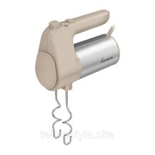 Міксер FRAM FHM-400CR 400вт, 6 швидкостей + Турбо, Гачки з нержавіючої сталі, Кремовий