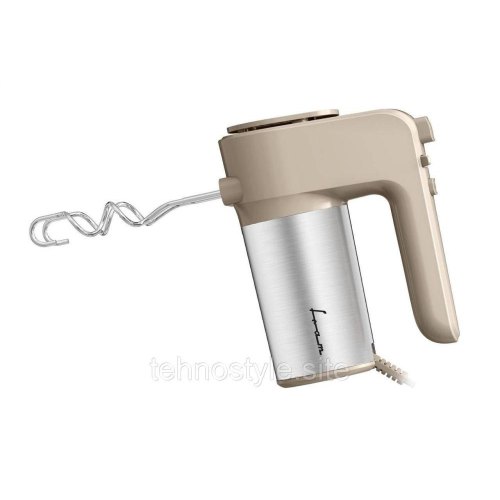 Міксер FRAM FHM-400CR 400вт, 6 швидкостей + Турбо, Гачки з нержавіючої сталі, Кремовий