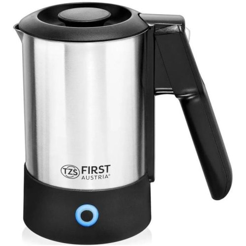 Електрочайник FA-5425-4 Дорожній чайник, 600мл, 1000Вт, нерж/сталь, складна ручка, комплект: 2 чашки, ложка, сумка.