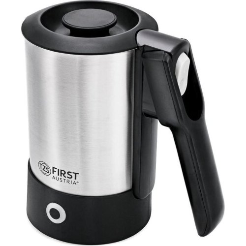 Електрочайник FA-5425-4 Дорожній чайник, 600мл, 1000Вт, нерж/сталь, складна ручка, комплект: 2 чашки, ложка, сумка.