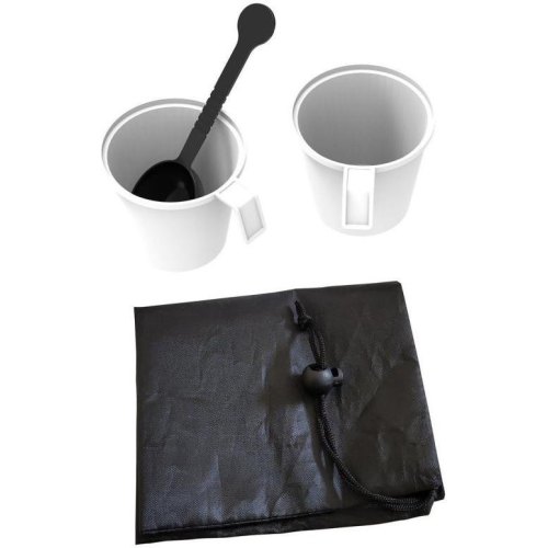 Електрочайник FA-5425-4 Дорожній чайник, 600мл, 1000Вт, нерж/сталь, складна ручка, комплект: 2 чашки, ложка, сумка.