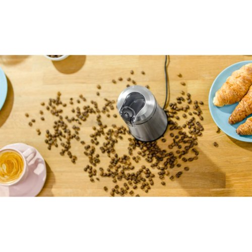 Кавомолка ZELMER ZCG7425 150Вт.,Корпус з нержавіючої сталі, Контейнер 50 грам,Прозора кришка,Вбудований мікровимикач