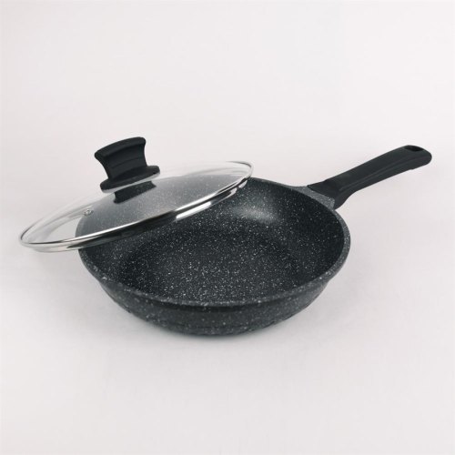 Сковорода MR-1225-24 24см, Антипригарне покриття Granite, Індукційне дно