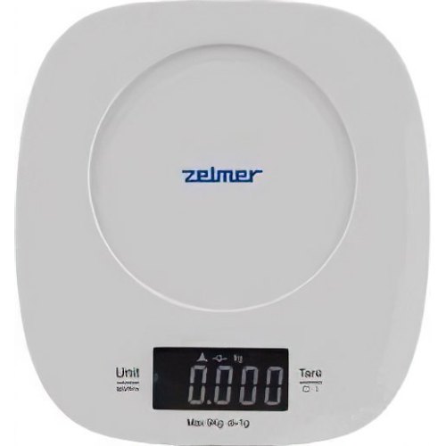 Ваги кухонні з чашею ZELMER ZKS1450 Макс.5кг/1л.,РК-дисплей з підсвіткою,сенс. панель,авто відкл.,обнулення тари