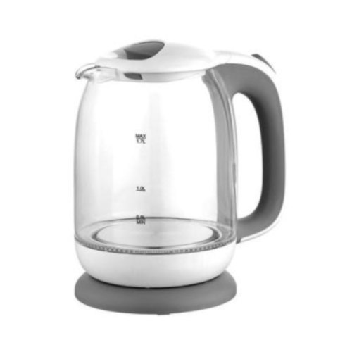 Електрочайник MR-056-GREY Об’єм: 1,7 л; потужність: 1850-2200 Вт; корпус з термостійкого скла;  внутрішне підсвічування.