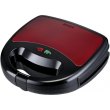 Сендвічниця SSM 6004 RD 750Вт, 4в1. змінні пластини з нержав. сталі.тости, бельгійські вафлі, форма для горішків, гриль
