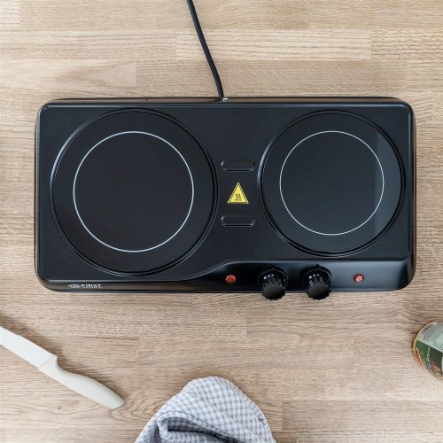 Настільна плита FA-5097-2 1200+800Вт, Інфрачервона плита, Діаметр 190 +165 мм, безступінчастий термостат