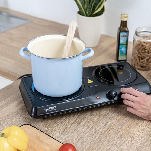 Настільна плита FA-5097-2 1200+800Вт, Інфрачервона плита, Діаметр 190 +165 мм, безступінчастий термостат