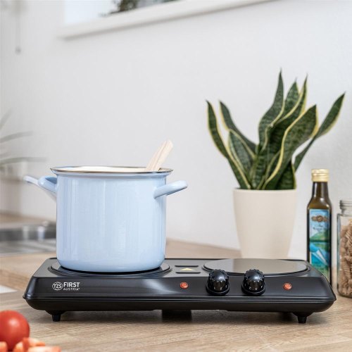 Настільна плита FA-5097-2 1200+800Вт, Інфрачервона плита, Діаметр 190 +165 мм, безступінчастий термостат