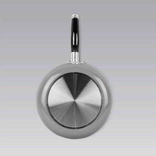 Сковорода MR-1200-24 Сковорода з кришкою 24см Кольори: сірий, світло-сірий