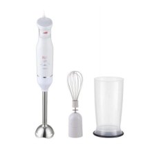 Блендер Liberty HB-440W 400Вт, 3в1, вінчик, ніжка з нержавіючої сталі, мірний стакан 700мл, подрібнювач 500мл.,білий