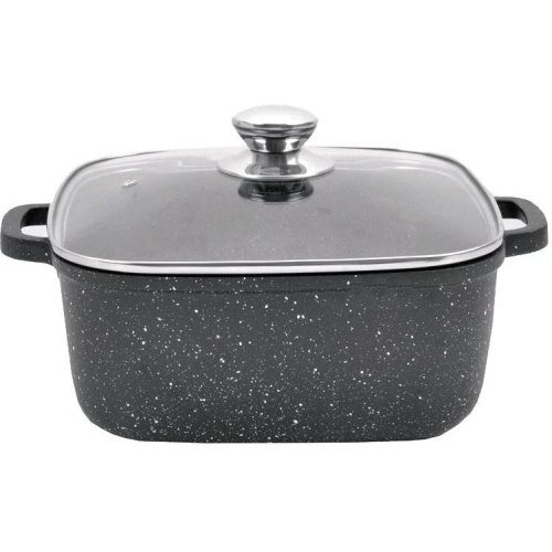 Каструля MR-2828 Розмір–28x28см, 8,0 л Литий алюміній,Індукційне дно, антипригарне покриття