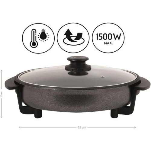 Електросковорода FA-5109-1 1500Вт діаметр 30см. Глибина 4 см, терморегулятор.