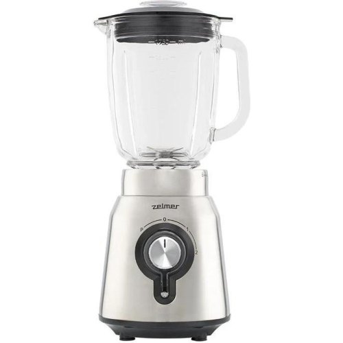Блендер стаціонарний ZELMER ZSB4850 1250Вт,2 швид., функція подрібн. льоду і Імпульс,6 змін. лез,ємність чаші 1,75 л,корпус з нерж. стал