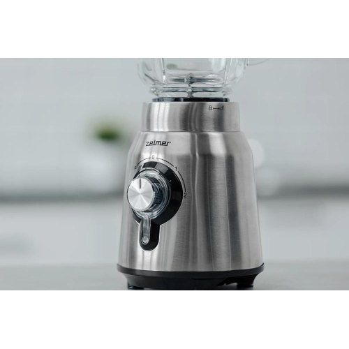 Блендер стаціонарний ZELMER ZSB4850 1250Вт,2 швид., функція подрібн. льоду і Імпульс,6 змін. лез,ємність чаші 1,75 л,корпус з нерж. стал