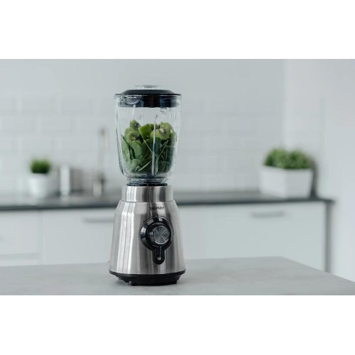 Блендер стаціонарний ZELMER ZSB4850 1250Вт,2 швид., функція подрібн. льоду і Імпульс,6 змін. лез,ємність чаші 1,75 л,корпус з нерж. стал