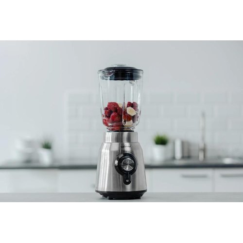 Блендер стаціонарний ZELMER ZSB4850 1250Вт,2 швид., функція подрібн. льоду і Імпульс,6 змін. лез,ємність чаші 1,75 л,корпус з нерж. стал