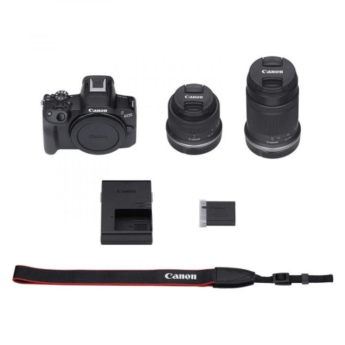 Цифр. фотокамера Canon EOS R50 + RF-S 18-45 IS STM + RF-S 55-210 IS STM Black