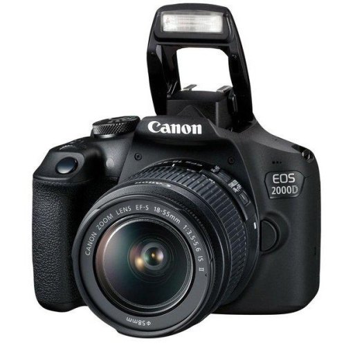 Цифр. фотокамера дзеркальна Canon EOS 2000D + об`єктив 18-55 IS II
