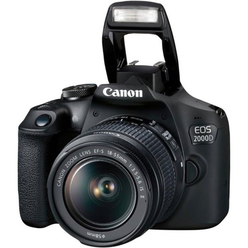 Цифр. фотокамера дзеркальна Canon EOS 2000D + об`єктив 18-55 IS II