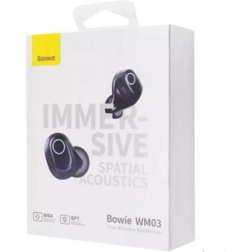 Навушники Baseus  Bowie WM03 True Wireless Earphones, Black