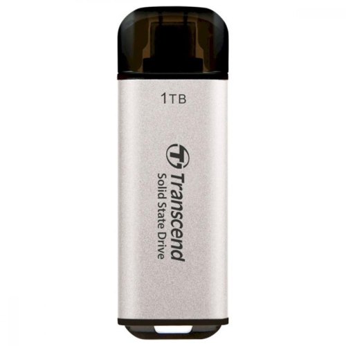 Портативний SSD Transcend 1TB USB 3.1 Gen 2 Type-C ESD300 Silver