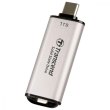 Портативний SSD Transcend 1TB USB 3.1 Gen 2 Type-C ESD300 Silver