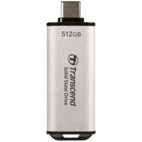 Портативний SSD Transcend  512GB  USB 3.1 Gen 2 Type-C ESD300 Silver
