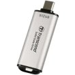 Портативний SSD Transcend  512GB  USB 3.1 Gen 2 Type-C ESD300 Silver