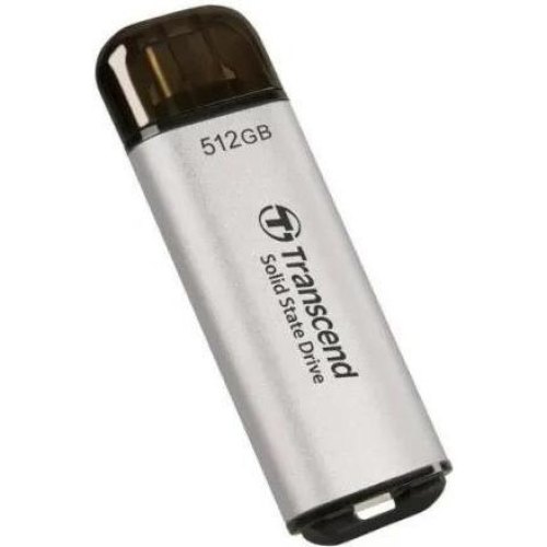 Портативний SSD Transcend  512GB  USB 3.1 Gen 2 Type-C ESD300 Silver