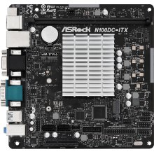 Материнська плата ASRock N100DC-ITX +CPU Intel N100 4core 1 xDDR4 1xM.2 HDMI VGA mini-ITX