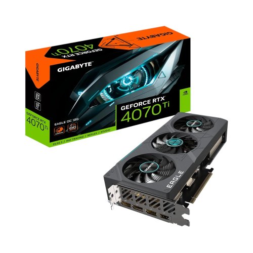 Відеокарта GIGABYTE Nvidia GeForce RTX 4070TI EAGLE OC 12G (GV-N407TEAGLE OC-12GD rev.2.0)