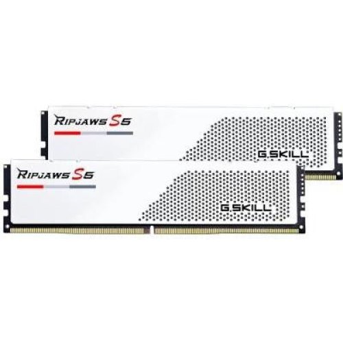 Модуль пам'яті G.Skill Ripjaws S5 White DDR5-6000 32GB (2x16GB) CL30-40-40-96 1.35V