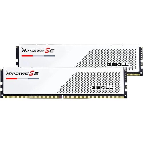 Модуль пам'яті G.Skill Ripjaws S5 White DDR5-6000 32GB (2x16GB) CL30-40-40-96 1.35V