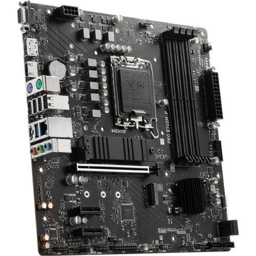 Материнcька плата MSI PRO B760M-P s1700 B760 4xDDR5 HDMI DP DSub mATX