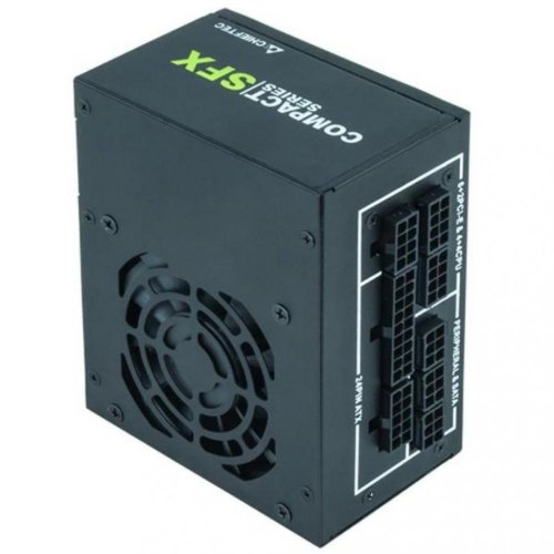 Блок живлення CHIEFTEC Compact  (650W), >90%, 80+ Gold, 80мм, 1xMB 24pin(20+4), 1xCPU 8pin(4+4), 3xMolex, 6xSATA, 2xPCIe 8pin(6+2), Fully Modular, SFX