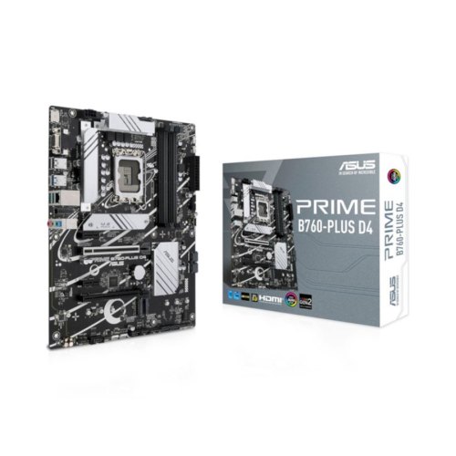 Материнcька плата ASUS PRIME B760-PLUS D4 s1700 B760 4xDDR4 M.2 HDMI D-Sub DP ATX