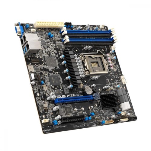 Материнська плата серверна ASUS P12R-M S1200 C252 4xDDR4 ATX