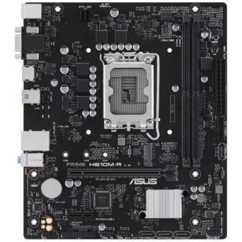 Материнcька плата ASUS PRIME H610M-R-SI s1700 H610 2xDDR5 M.2 HDMI D-Sub DP mATX
