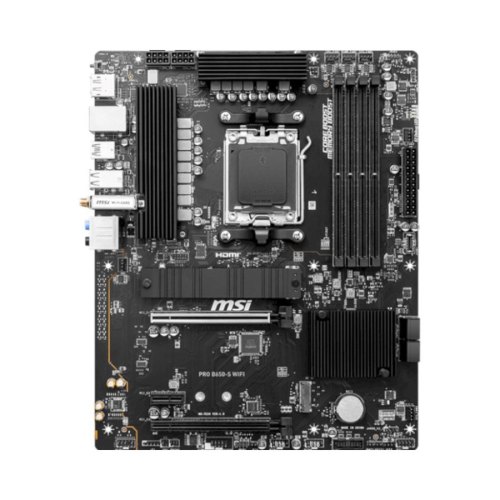 Материнcька плата MSI PRO B650-S WIFI sAM5 B650 4xDDR5 M.2 HDMI DP WiFi BT ATX