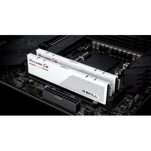 Модуль пам'яті G.Skill Ripjaws S5 White DDR5-6000 32GB (2x16GB) Intel XMP CL32-38-38-96 1.35V
