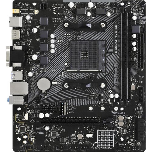 Материнська плата ASRock B550M-HVS SE sAM4 B550 2xDDR4 M.2 HDMI mATX
