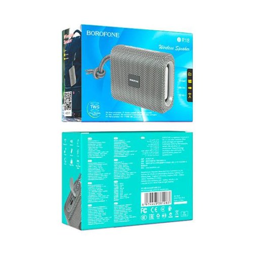 Портативна колонка BOROFONE BR18 Encourage sports BT speaker Grey