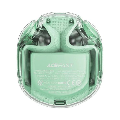 Навушники бездротові TWS Acefast T8, Mint green