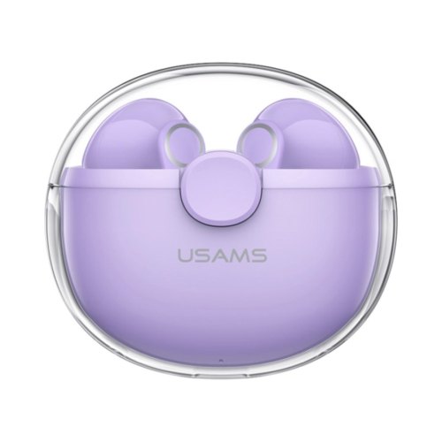 Навушники USAMS-BU12 TWS Earbuds BU Series BT 5.1 Purpule